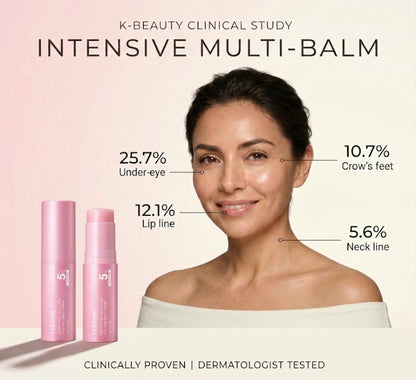 Resultados de estudio clínico del bálsamo facial multiusos K-Beauty en ojeras, líneas de expresión, labios y cuello - Andelika Shop