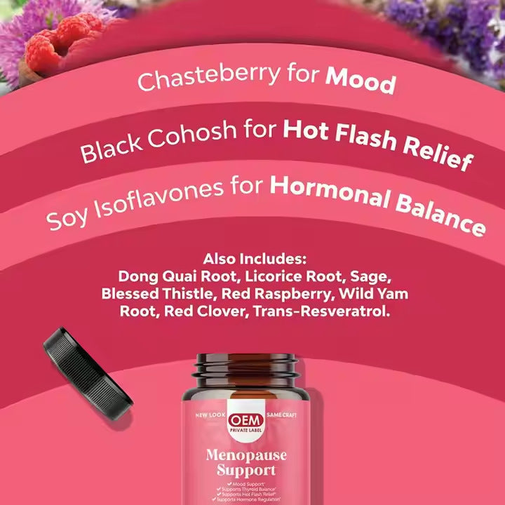 Suplemento de Equilibrio Hormonal y Menopausia – Adiós Bochornos y Cansancio
